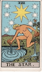 The Star, upright