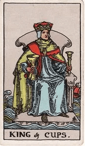 King of Cups tarot card, Rider–Waite–Smith deck